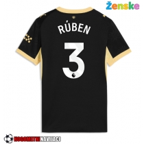 Ženske Nogometnih dresov Manchester City Ruben Dias #3 Gostujoči 2026-27 Kratki rokavi